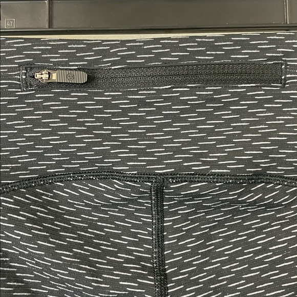 Lululemon Speed Up Tight 28" Score Jacquard Black Luna Size 4 - Picture 6 of 13